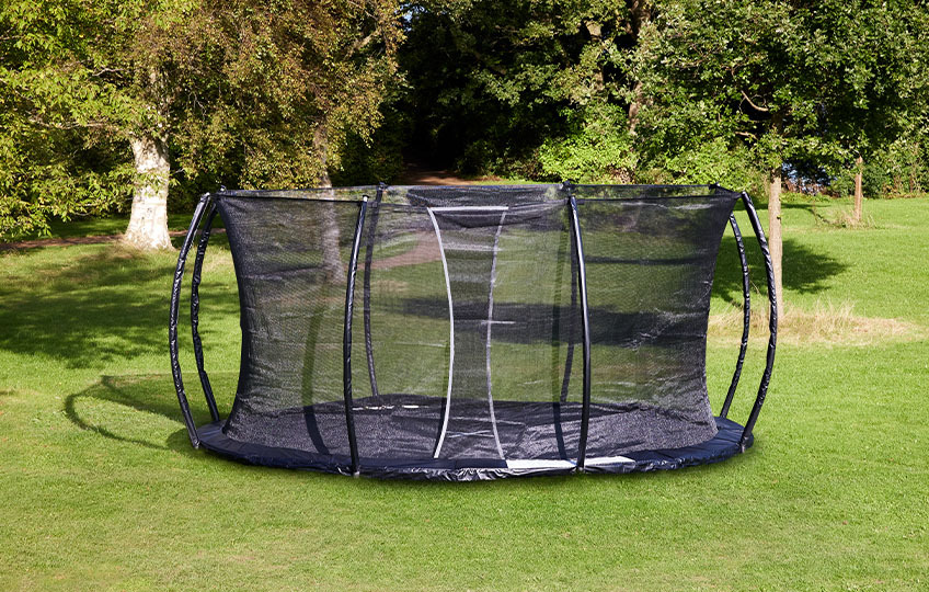 In-ground trampoline FALK D396 w/net In-ground trampoline with safety net and padded outer edge