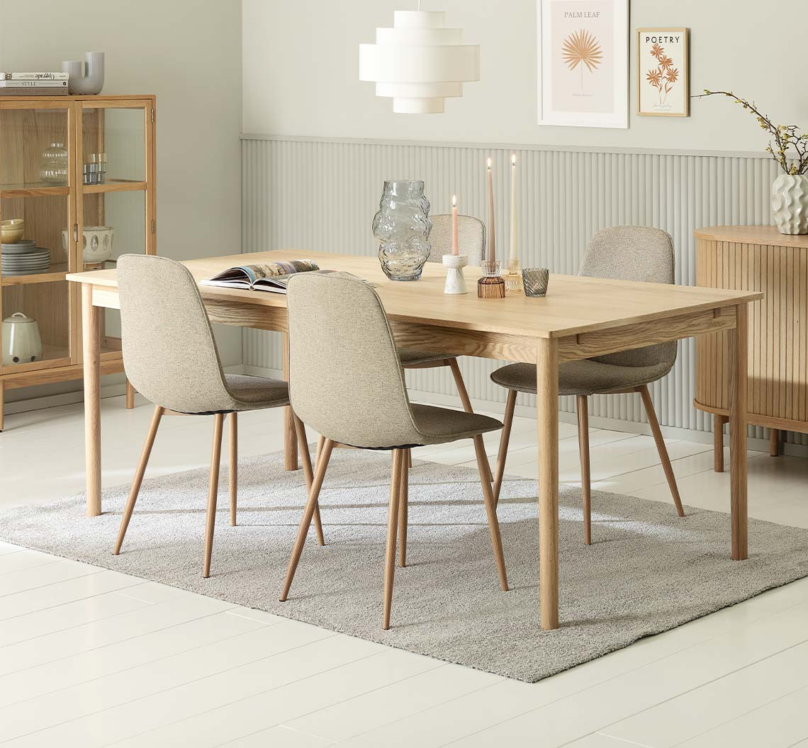 BISTRUP dining chair and MARSTRUP dining table BISTRUP dining chair and MARSTRUP dining table