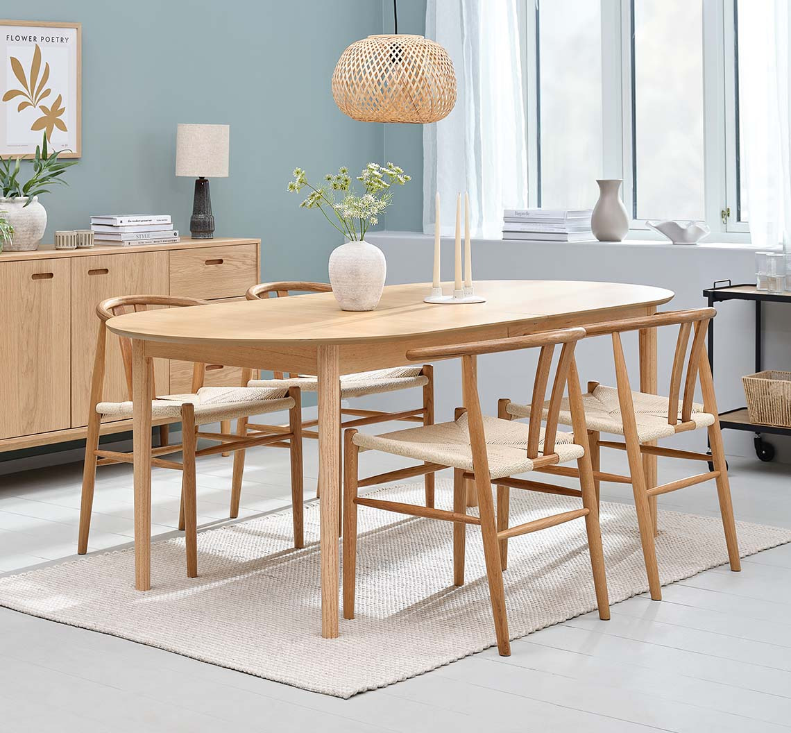 GUDERUP dining chair and MARSTRAND dining table GUDERUP dining chair and MARSTRAND dining table