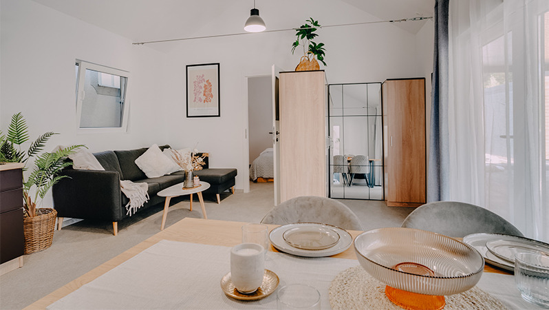 Read more about JYSK B2B's work with Hosekra A fully furnished mobile home, furnished from top to bottom with JYSK furniture and decorations