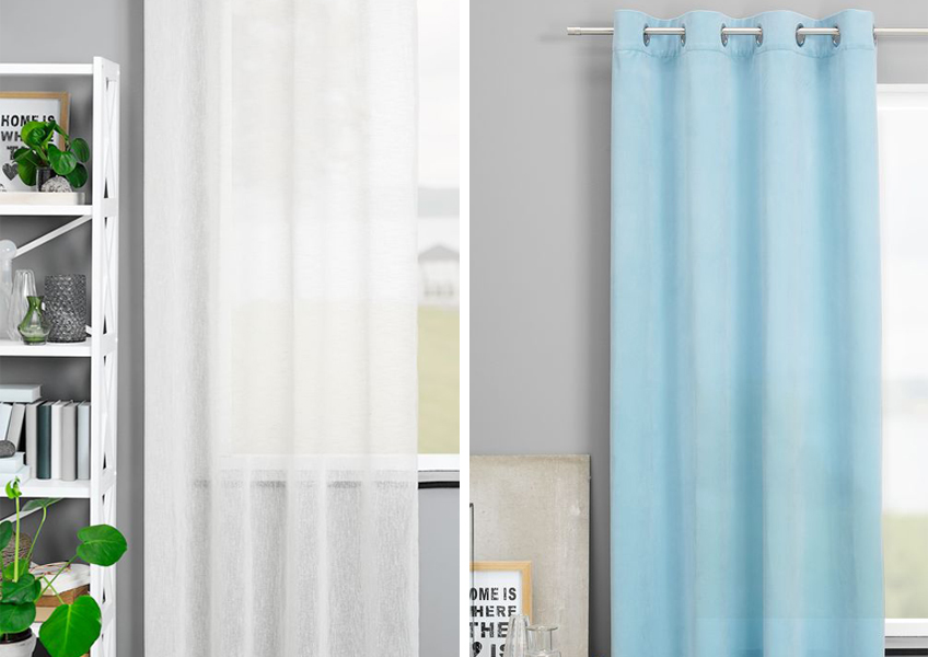 Decorate your home with long heavy curtains Decorate your home with long heavy curtains